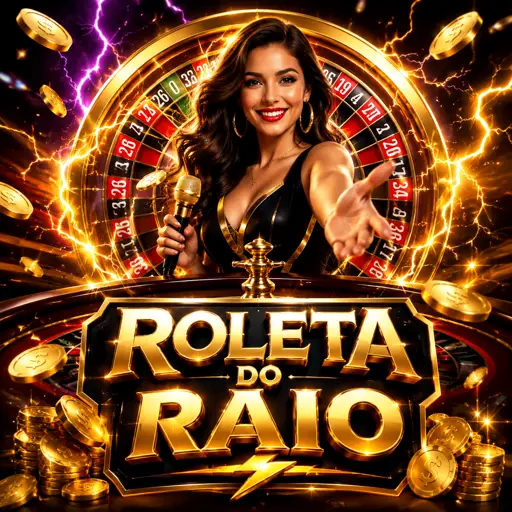 Roleta Lightning com raios e luzes elétricas em estúdio ao vivo
